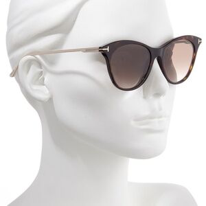 TOM FORD Micaela 53mm Cat Eye Sunglasses 59mm